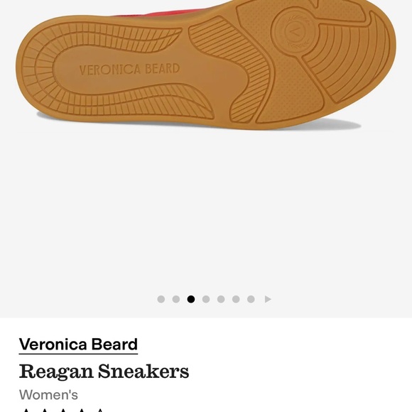 Veronica Beard Red Reagan Women Sneakers - Picture 2 of 4